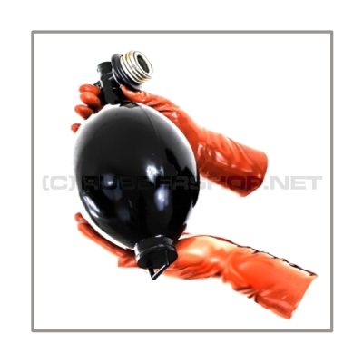 Beatmungsbalg PRESSURE-G schwarz mit zusätzlicher Atemöffnung und Gasmaskengewinde